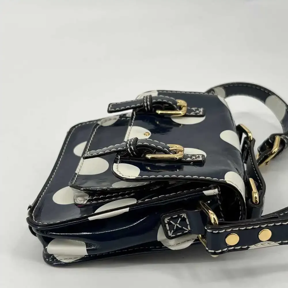 Kate Spade x Gap Kids White/Blue Leather Crossbody Bag | OS Girls